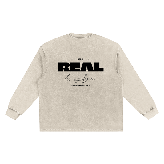 God Is Real and Alive Crewneck